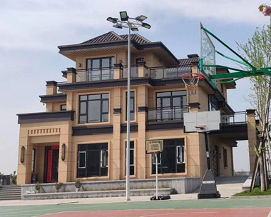 AT1778新亚洲风格三层别墅现场施工案例图欣赏