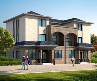 【永云别墅AT81】三层双拼兄弟款豪华别墅全套设计施工图纸 18m×11m