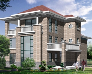 71号农村地下室三层别墅设计图纸14m×16m