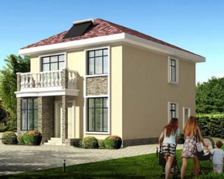 [永云别墅]AT358二层新农村精致小别墅全套施工图纸8m×12m