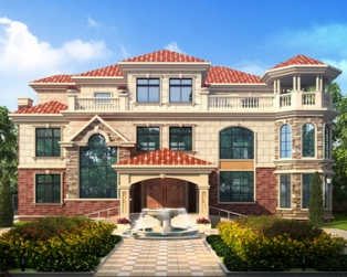 永云别墅AT1672带地下车库豪华私人别墅设计建筑图纸20.5mx17.6m