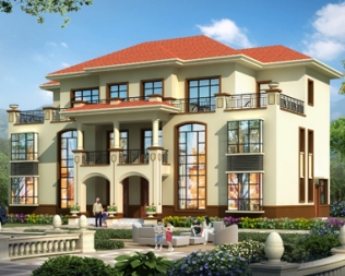 AT1907三层简单大方复式兄弟双拼别墅设计全套施工图纸21mX12.2m