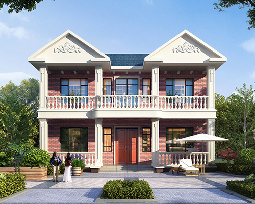 【在线订制】四川广元张先生精致优雅两层私人自建房小别墅设计案例