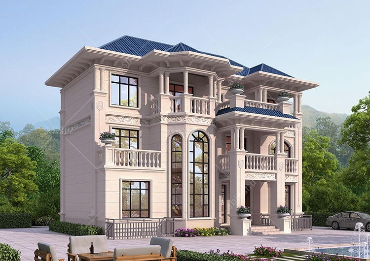 江西王先生130平米豪华欧式三层别墅定制案例