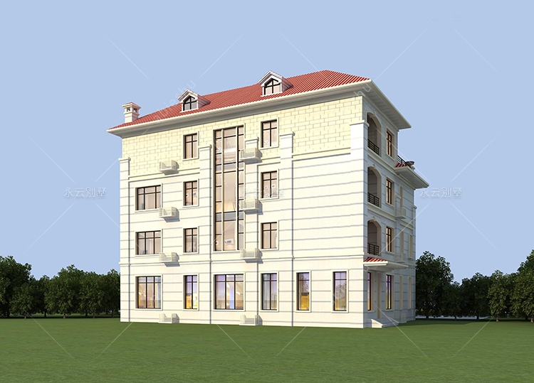 广东许先生简洁大气248平复式楼别墅定制案例