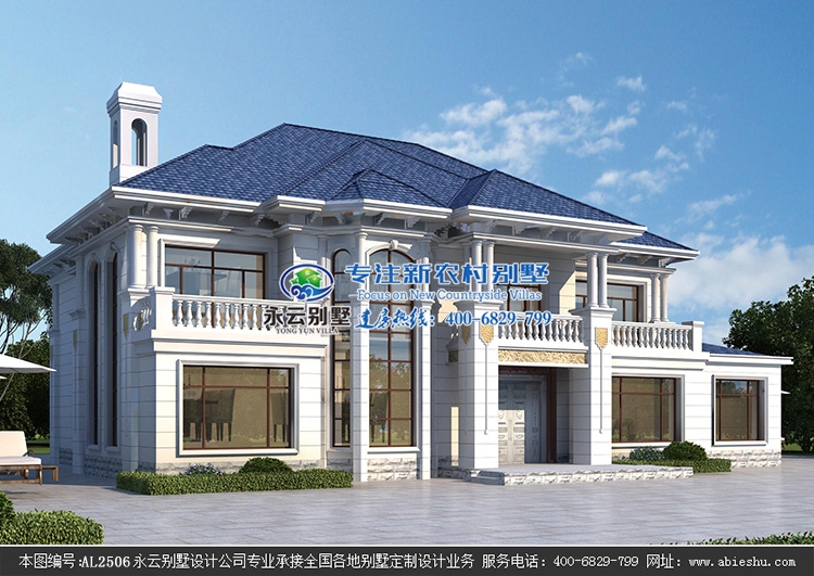 北京碧海法式风格豪宅二层别墅改造设计效果欣赏