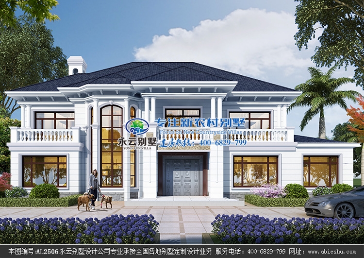 北京碧海法式风格豪宅二层别墅改造设计效果欣赏