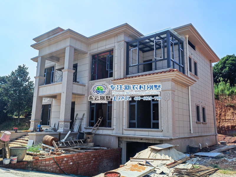 【长沙宋府】长沙县印山宋先生二层带地下室新中式别墅项目