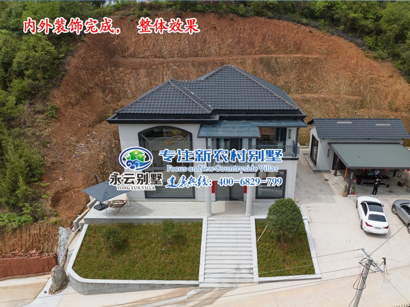 【株洲肖府】株洲渌口区南阳桥占地168平两层带车库雅致小别墅含内装