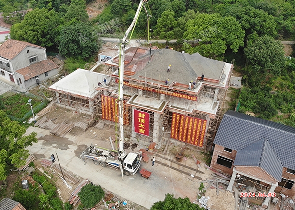 【岳阳刘府】君山区许市镇五开间带辅楼高端别墅设计施工+装饰全案定制