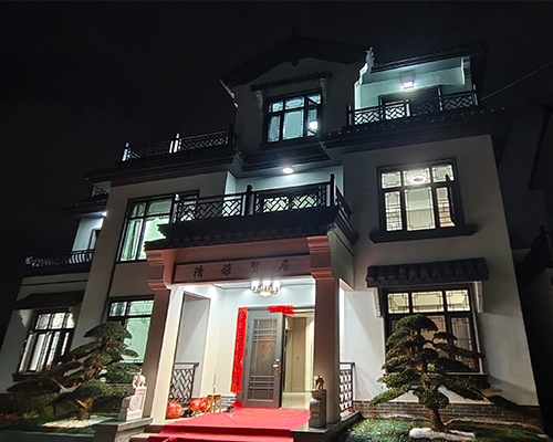 【浏阳周府】浏阳市油茶古镇苏派新中式三层别墅设计施工及装饰全案定制